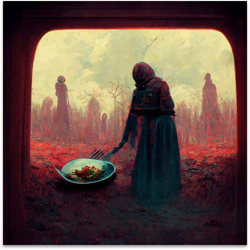 My first image generated in MidJourney - showing how far the platform has evolved from early experimental outputs