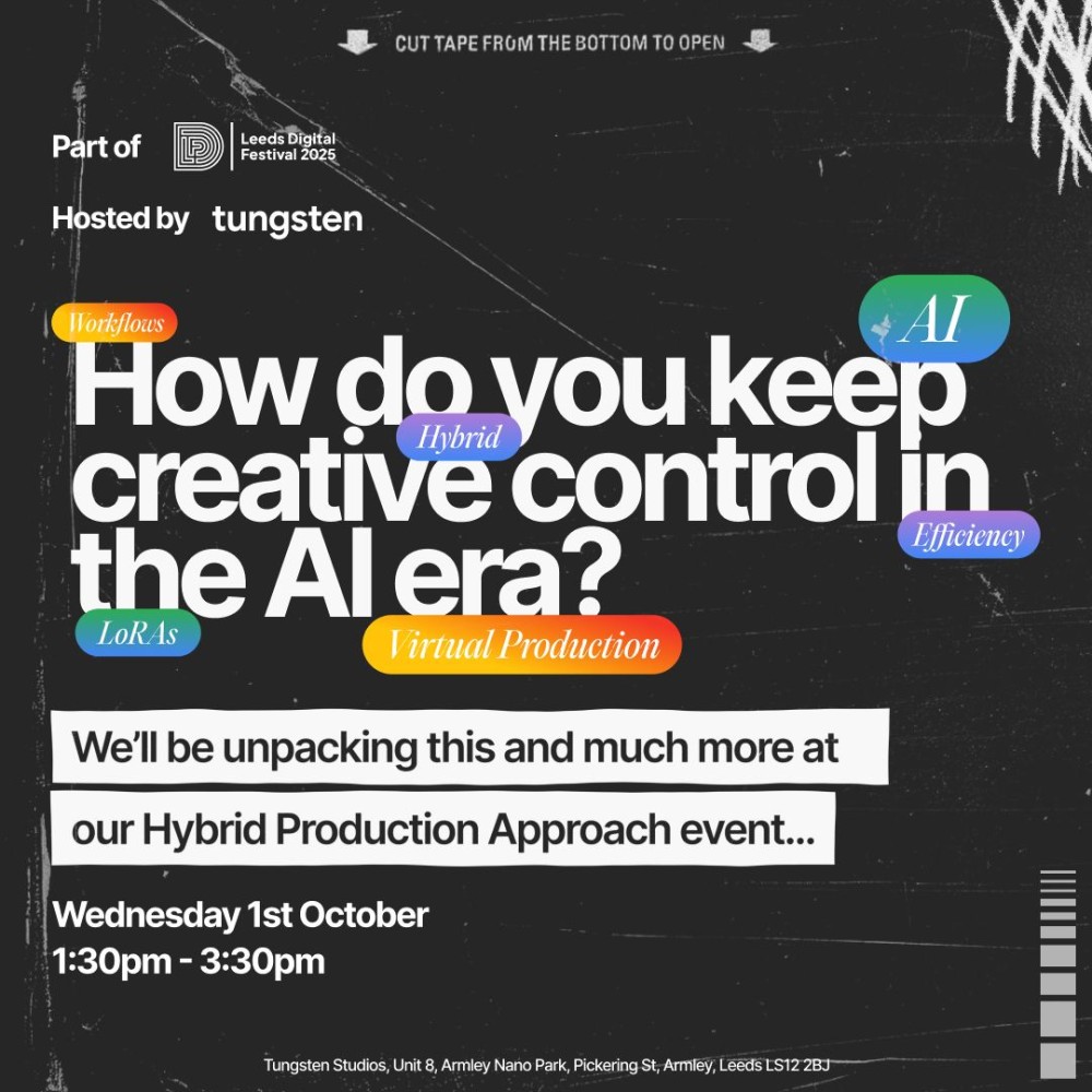 Promotional ad - AI-augmented content production delivering brand-consistent assets at scale across markets